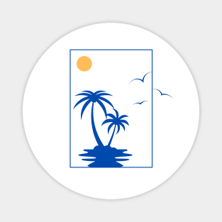 summer vibes Magnet